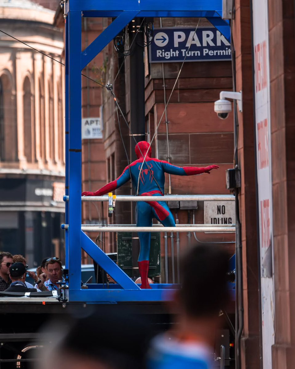 New look at Spider-Man on the set of ‘SPIDER-MAN: BRAND NEW DAY’