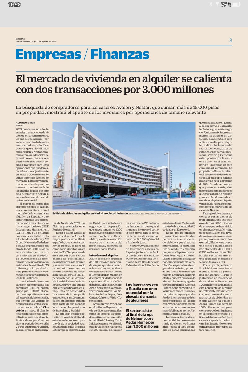 Coordinadora de Vivienda de Madrid (@alertadesahucio) on Twitter photo Sobre estos hay que actuar!
<a href="/sanchezcastejon/">Pedro Sánchez</a>
<a href="/viviendagob/">Ministerio de Vivienda y Agenda Urbana</a>
<a href="/isabelrguez/">Isabel Rodríguez García</a>
Tienen 15.000 viviendas, el Estado debería comprarlas todas, y hacerlas públicas para ponerlas en alquiler para familias. Comprar estas casas debe ser una prioridad. #ViviendaPública
O caos... Así de claro Sobre estos hay que actuar!
<a href="/sanchezcastejon/">Pedro Sánchez</a>
<a href="/viviendagob/">Ministerio de Vivienda y Agenda Urbana</a>
<a href="/isabelrguez/">Isabel Rodríguez García</a>
Tienen 15.000 viviendas, el Estado debería comprarlas todas, y hacerlas públicas para ponerlas en alquiler para familias. Comprar estas casas debe ser una prioridad. #ViviendaPública
O caos... Así de claro