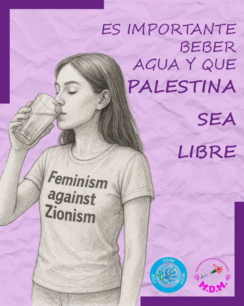 En verano recuerda que...
#FreePalestine <a href="/MDMujeres/">MDMujeres</a>