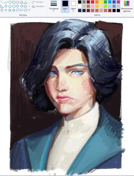 i tried paint like this for the first time well, i know i can do something (and maybe this will be finished one day)