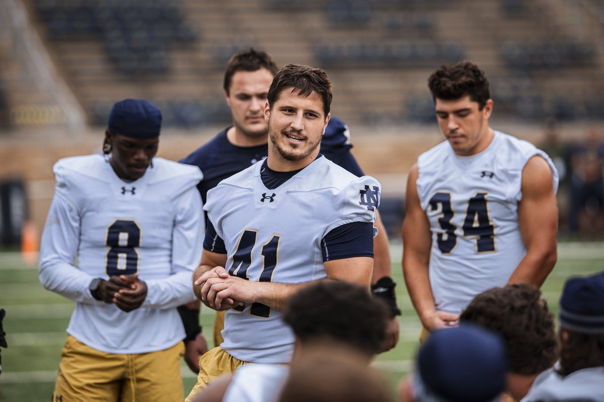 NDFootball's tweet image. Notre Dame men ☘️

#GoIrish☘️