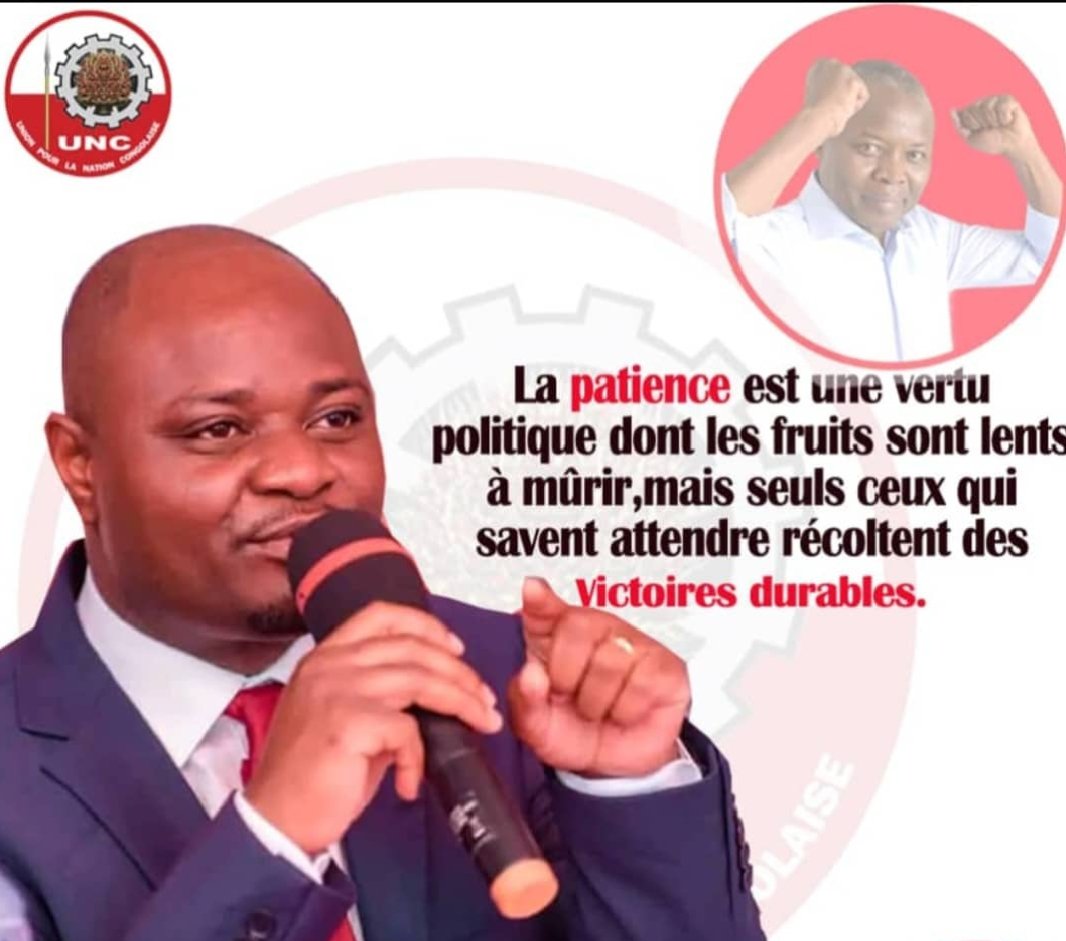 andy bitangilayi (@andybitangilay2) on Twitter photo La patience est une vertu politique dont les fruits sont lents à mûrir,
Mais seuls ceux qui savent attendre récoltent des victoires durables,
dit Général 5Etoiles <a href="/BillyKambale1/">Billy Kambale</a> SG de <a href="/uncrdc/">UNC_RDC Officiel</a> parti cher au Président de <a href="/AssembleeNatRDC/">Assemblée nationale 🇨🇩</a> Prof <a href="/VitalKamerhe1/">Vital Kamerhe</a> La patience est une vertu politique dont les fruits sont lents à mûrir,
Mais seuls ceux qui savent attendre récoltent des victoires durables,
dit Général 5Etoiles <a href="/BillyKambale1/">Billy Kambale</a> SG de <a href="/uncrdc/">UNC_RDC Officiel</a> parti cher au Président de <a href="/AssembleeNatRDC/">Assemblée nationale 🇨🇩</a> Prof <a href="/VitalKamerhe1/">Vital Kamerhe</a>