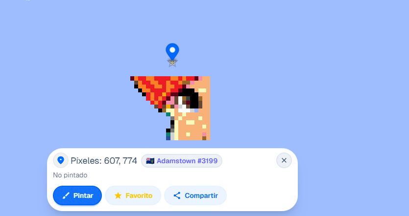 y si...mi proyecto en wplace #wplace #art #plixelart #inazumaeleven