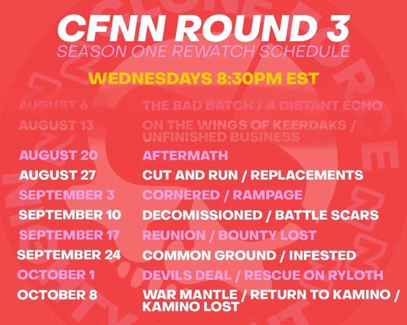 _Cfnn_'s tweet image. THIS WEEK: season ONE episode ONE! See y’all this Wednesday for Aftermath!