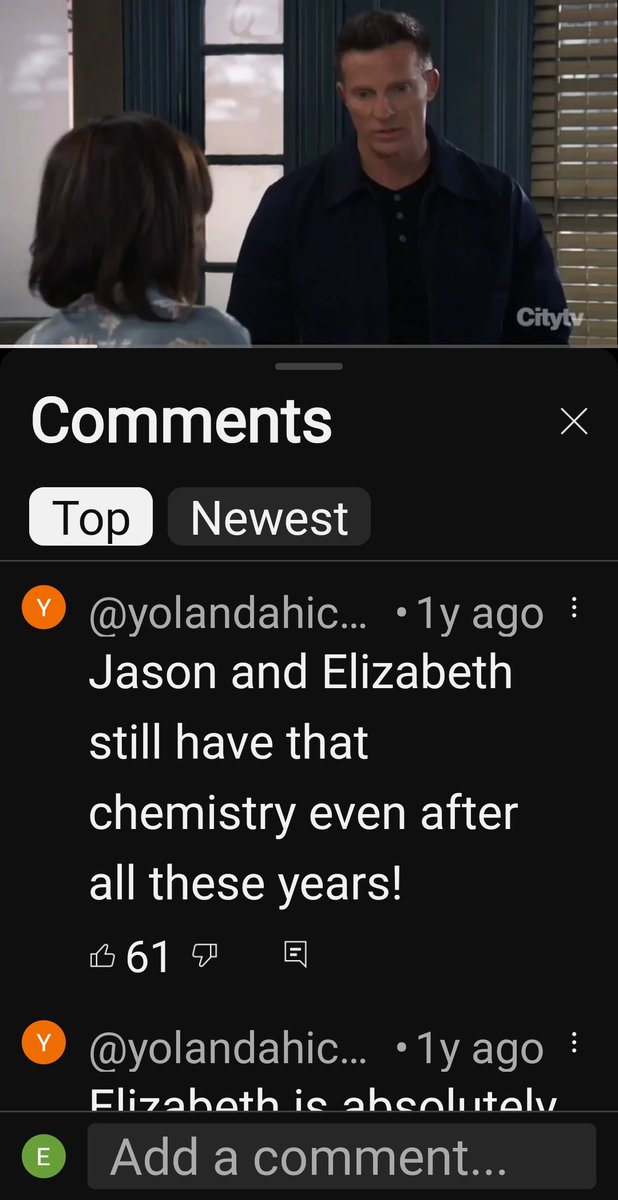 EDarezzi's tweet image. @GeneralHospital @valentinifrank @nathanvarni #elizabethkorte 

#LiasonReunion2025 #Liason 
#ReadTheRoom #readthecomments #readthepolls 

Elizabeth and Jason ready-made power couple 🔥
