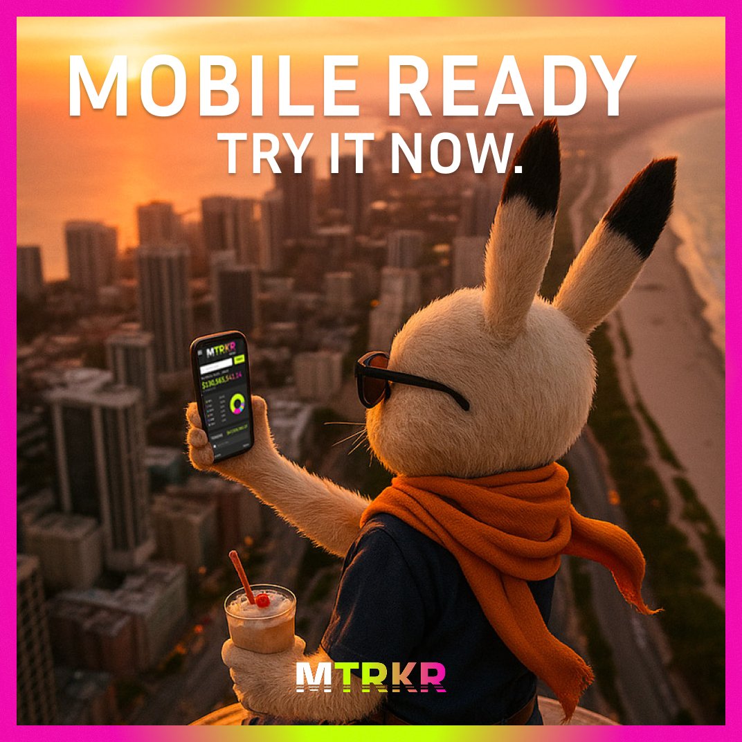 Julien Coppola (@juliencoppola) on Twitter photo GMtrkr
Fam, we heard your feedback, MTRKR is now mobile friendly ๐ฑ
Take your MegaETH wallet tracker anywhere, anytime.
Big thanks to <a href="/_NinaDu/">Ninadu | โ:</a>, quick, clean, efficient work. GMtrkr
Fam, we heard your feedback, MTRKR is now mobile friendly ๐ฑ
Take your MegaETH wallet tracker anywhere, anytime.
Big thanks to <a href="/_NinaDu/">Ninadu | โ:</a>, quick, clean, efficient work.