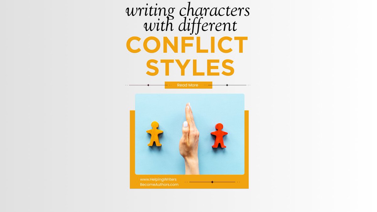 KMWeiland's tweet image. I just dropped a post on the 5 conflict styles from psychology—and how they can deepen your character dynamics 🔥

Plus: a quick quiz to find your protagonist’s argument style 🧠

Read it here → wp.me/p3QOd2-9sA
#AmWriting #Writetip #CharacterArcs