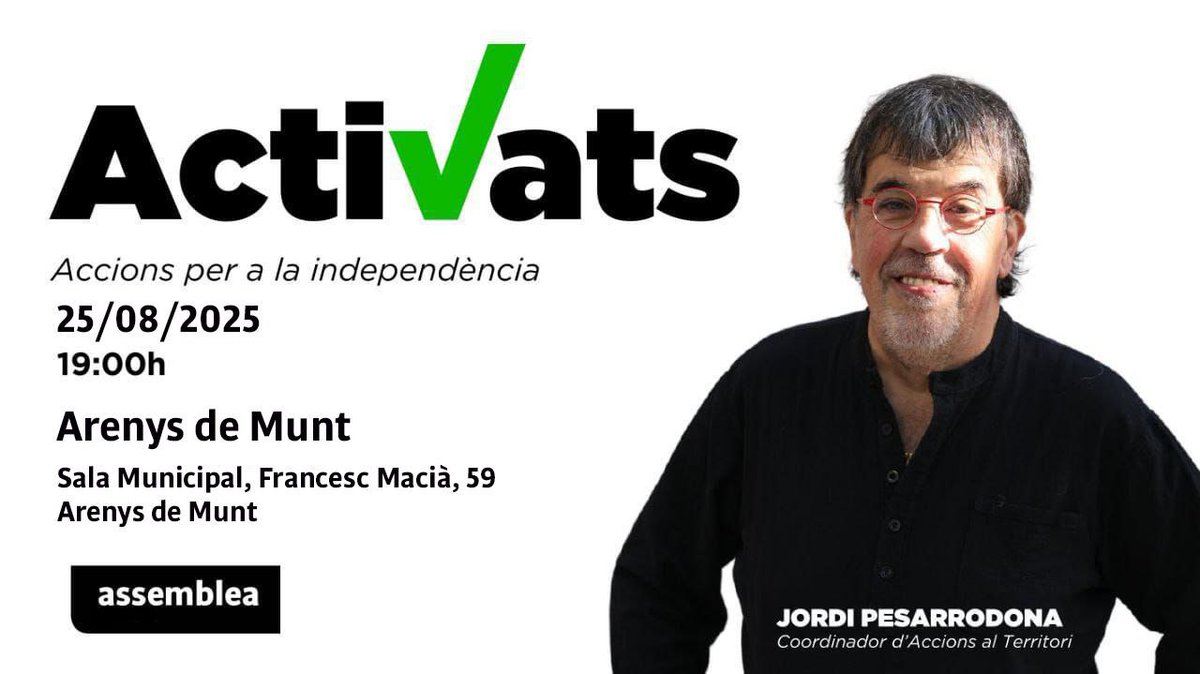 Fem créixer l'<a href="/assemblea/">Assemblea Nacional Catalana</a> a Arenys de Munt i al Maresme