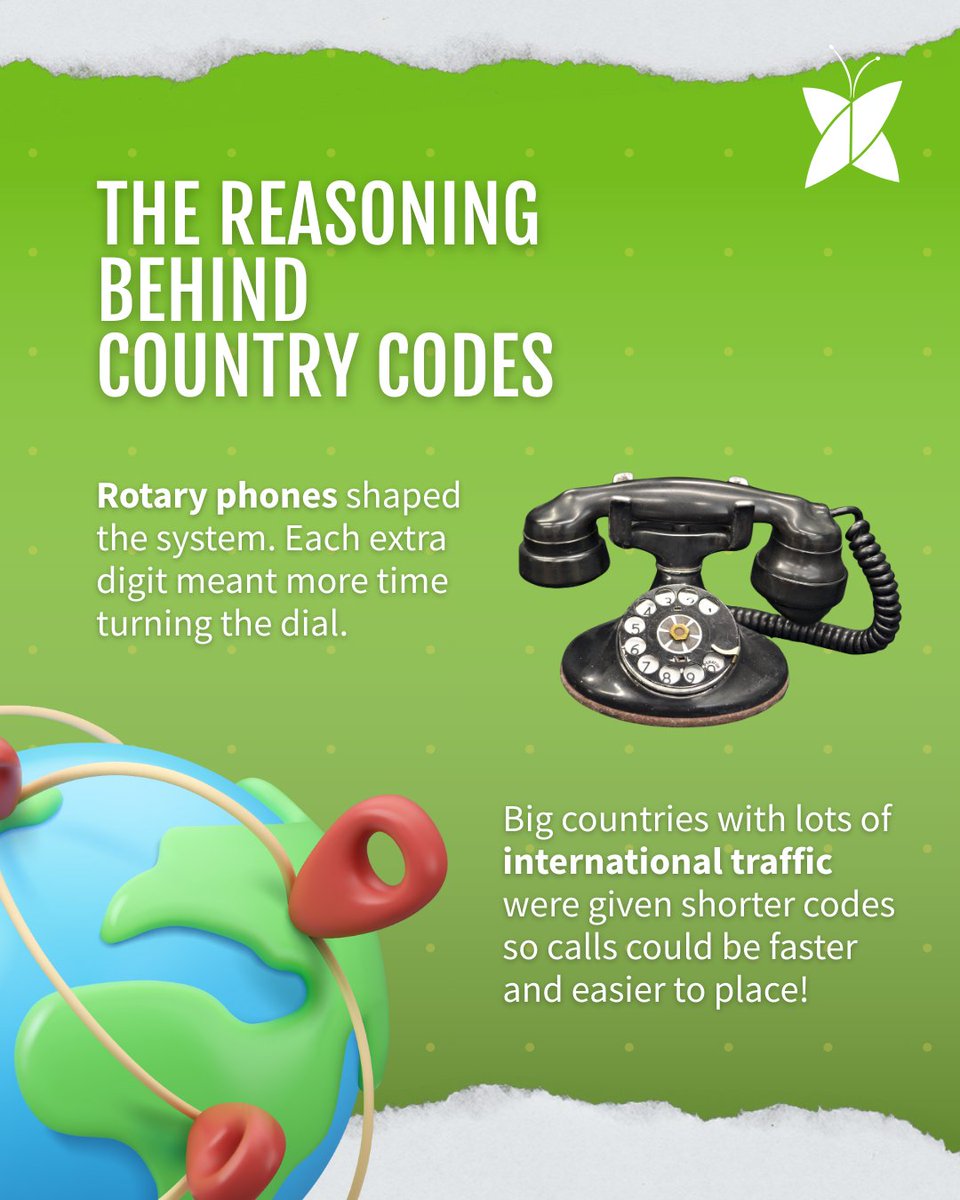 Canada’s country code is +1… but why? 🍁📞 
Find out how country codes came to be!

#funfact #telecom