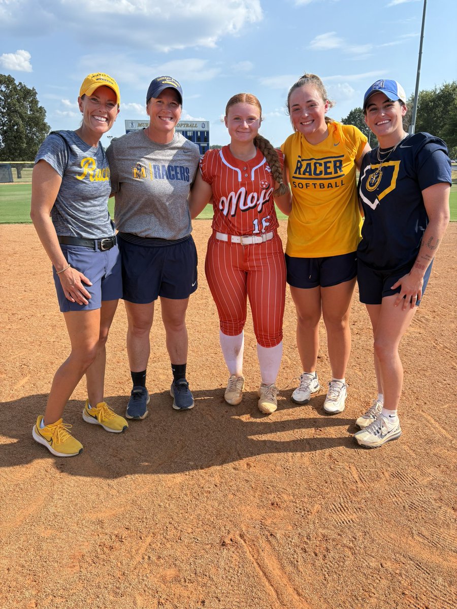 A huge thank you to <a href="/RacersSoftball/">Murray State Softball</a> for camp yesterday! I learned lots of new things and got to visit around the beautiful campus. Thank you coaches who made everything possible! <a href="/madi_eberle/">Madi Eberle</a> <a href="/CoachGill_MSU/">Ashley Gilland</a> <a href="/MojoPardue/">Mojo Pardue</a>