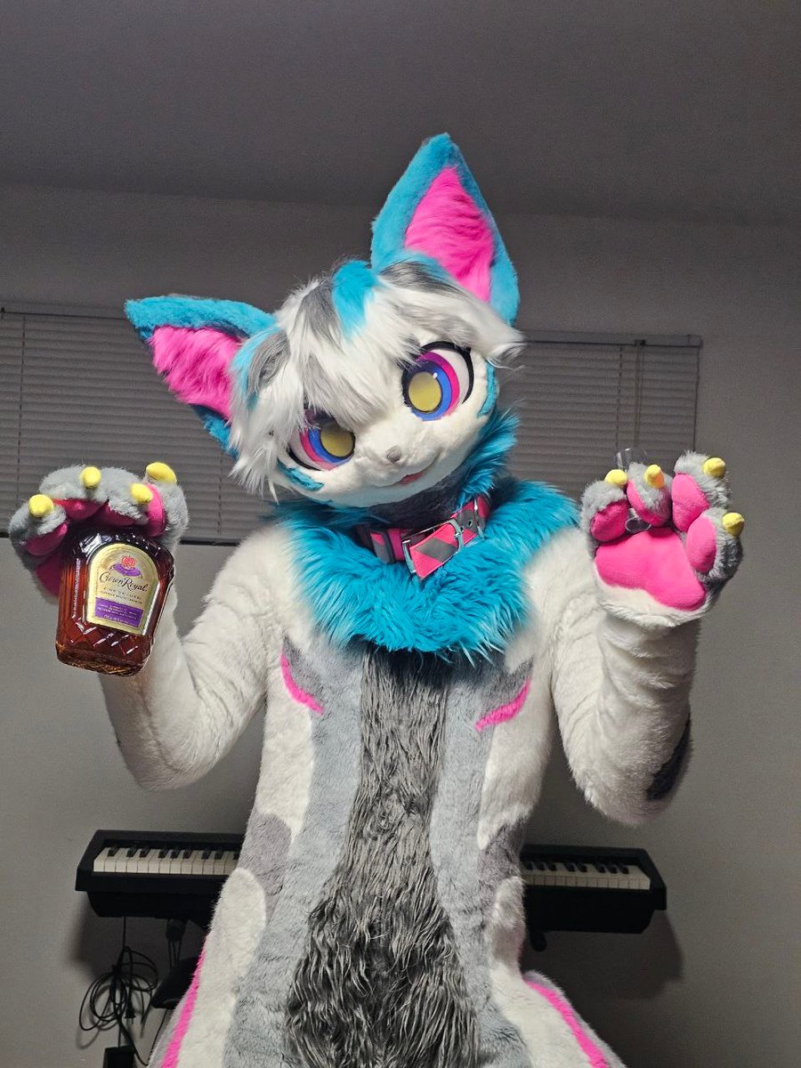 Come drink with me! #FursuitEveryday #kemono