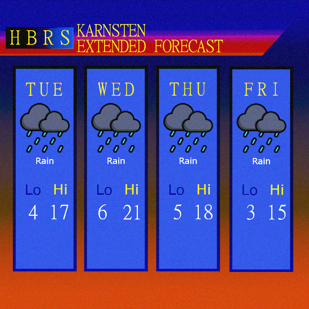 wjpublicover's tweet photo. ARCHIVED: Karnsten Weather Forecast; 12/12/1989 https://t.co/ZdlE8Fh4Bt