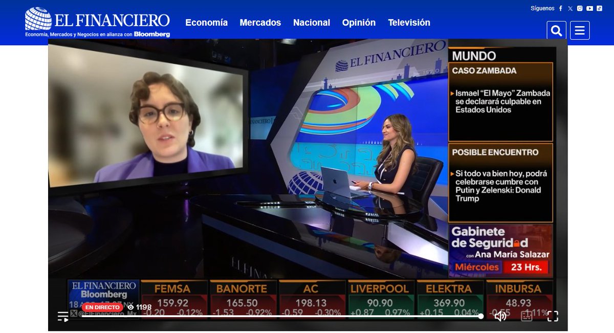 Me encantan las participaciones de mujeres expertas en #AlSonarLaCampana, la inclusión de mujeres como analistas habla de la calidad informativa de este noticiero.