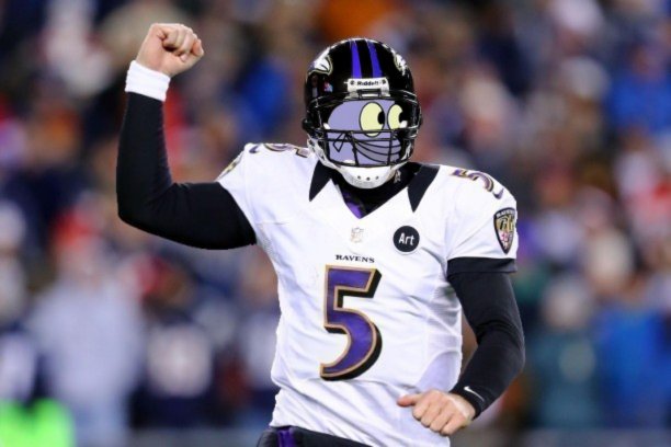 BBClams's tweet photo. Guess who threw a TD &amp; no INTs last night...

Hint: it's not the MVP QB https://t.co/A2txzsaeBO