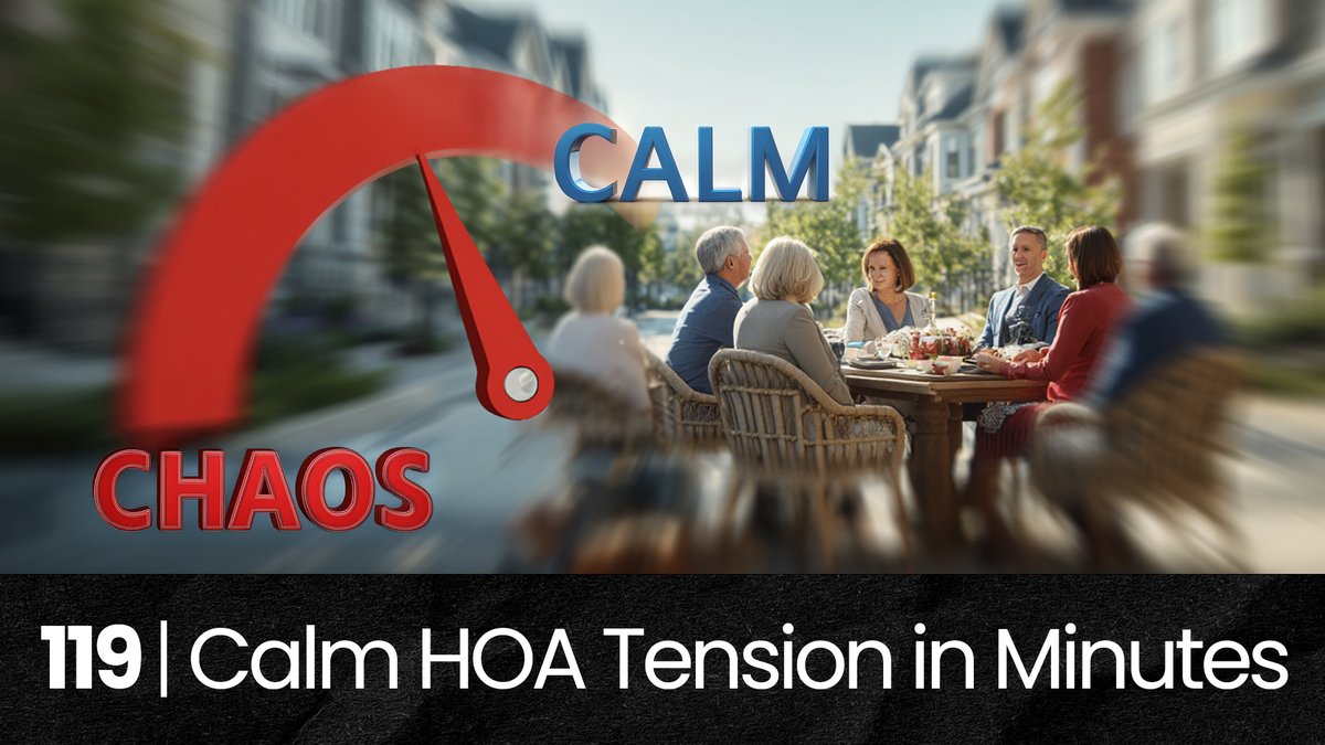 reserves's tweet image. Join us as CAI President Melissa Ramsey shares emotional intelligence tools for calmer HOA boards and healthier communities! 

🎥 Watch our latest episode as we explain how to be a mindful HOA HERE: youtu.be/lO2QErnwb8E

#communitymanagement #properymanagement #homeowners