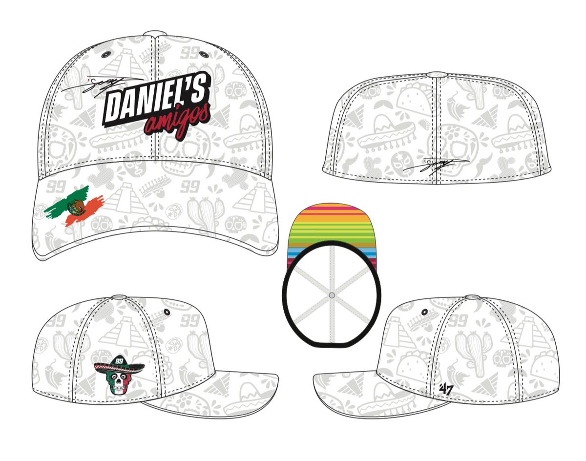 Restocked 20 of the Daniel’s Amigos ‘47 hats! Autographed and ready to ship 👊🏽🧢 
danielsuarezracing.shop/collections/da…