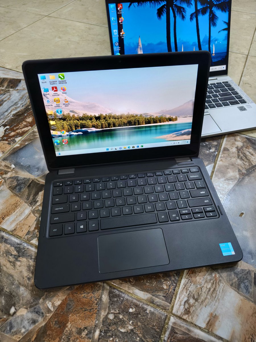 AbidPlug's tweet photo. Dell Latitude 3190-(2 in 1 Laptop) Strictly UK used‼️

Specifications;
x360 Foldable
Touch screen Laptop
8GB ram
128GB SSD
Webcam
Bluetooth
Very rugged Battery life

Price: N175k
To order: https://t.co/bqrvTqNTfh
Nationwide delivery https://t.co/bVJaI5GSju