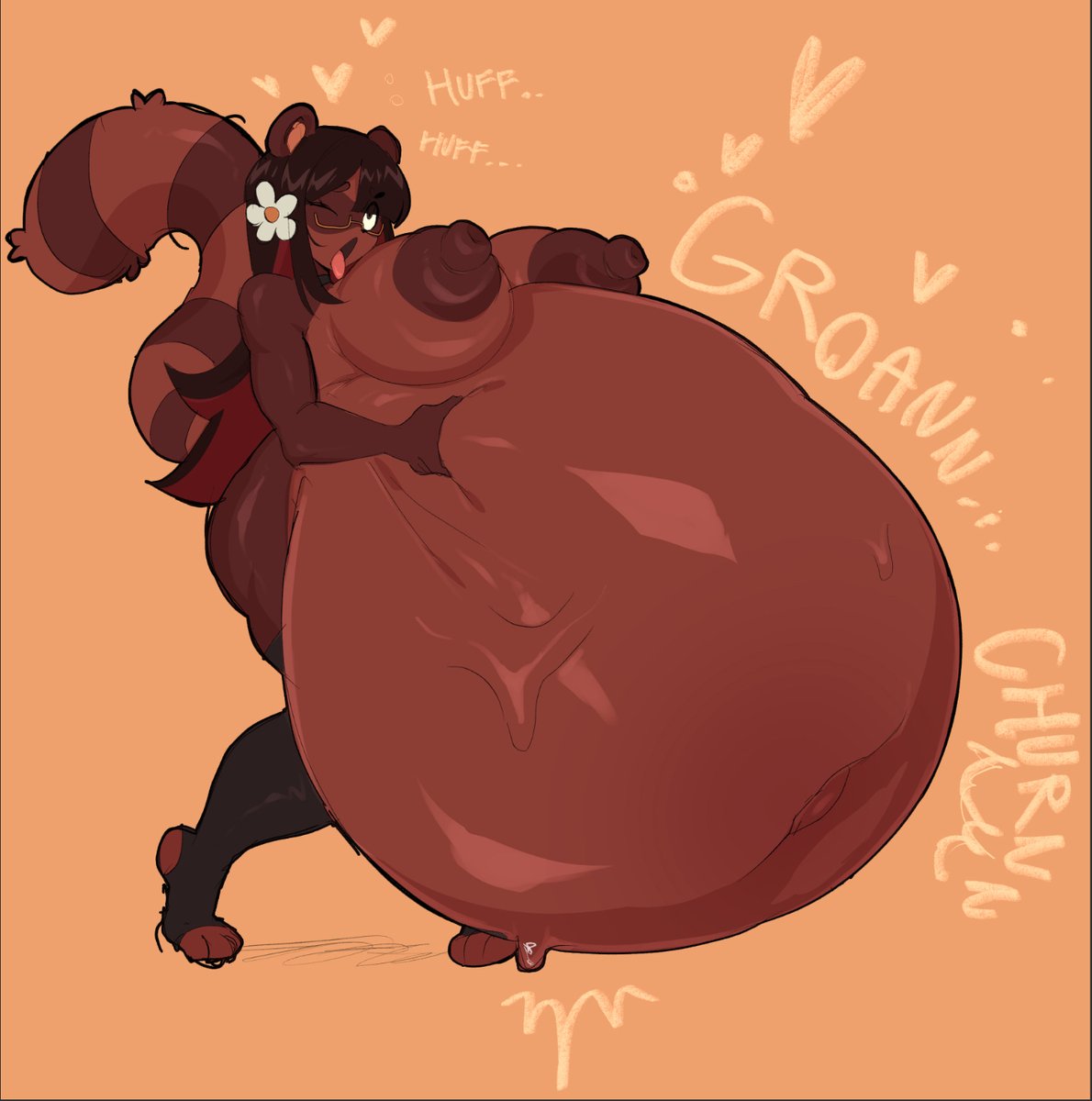 She just digested her gf :3