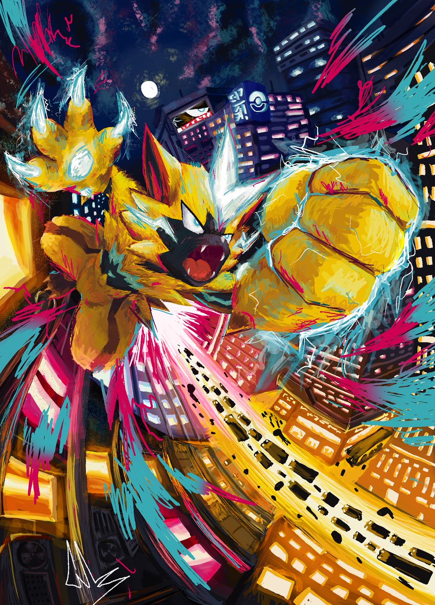 camthatyellow's tweet photo. MEGA ZERAORA BURST IN BATTLE

#Pokemon #PokemonTCG #pokemonart #fanart #MegaEvolution #Fakemon https://t.co/SMrzzZjeDZ