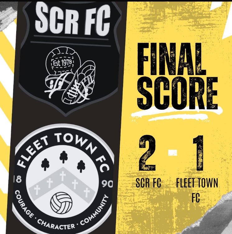 official_scrfc's tweet photo. FT
SCR 2
Fleet Town 1
#CCLSOUTH https://t.co/frUmK1cPrT