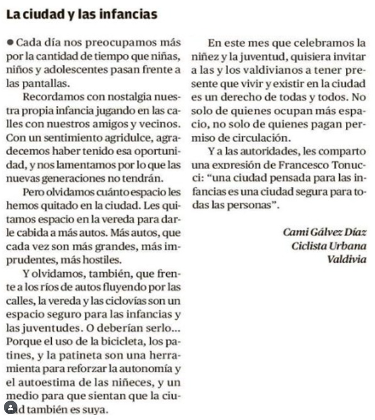 muy buena y linda carta 
<a href="/CiclonautasLR/">Ciclonautas Los Rios</a>