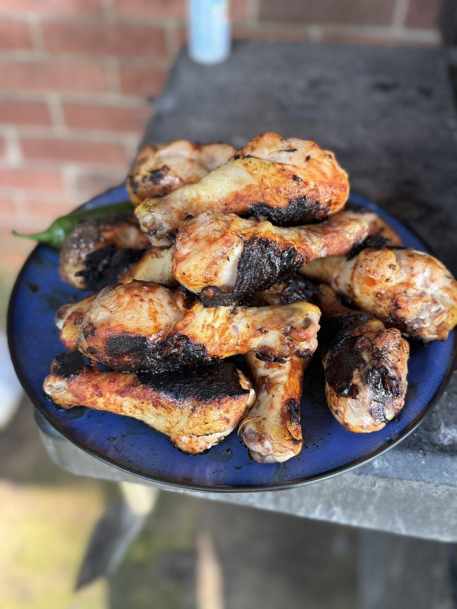 Spicy grilled chicken is ready! Come and get it!
 #Boennappetit