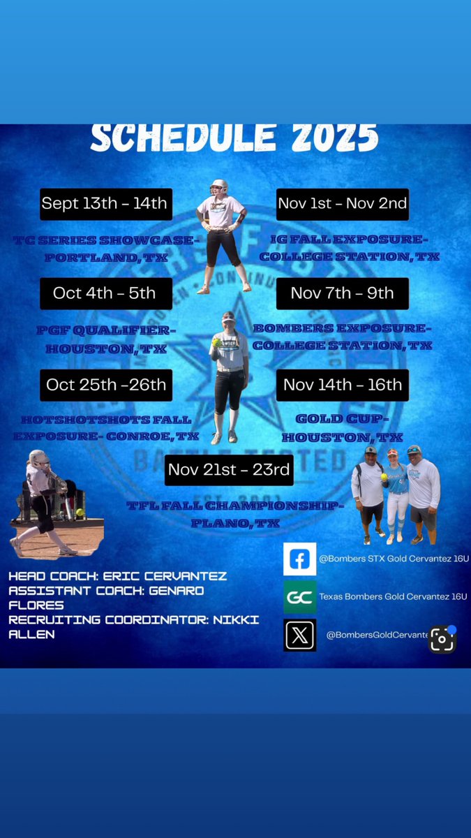 Ready for the competition.  I can’t wait to be back on the field with my teammates.  ✝️💪🥎🔥 <a href="/BombersCerv16U/">BombersGoldCervantez16U</a> <a href="/SoftballDown/">Down South Softball</a> <a href="/CoastRecruitsSB/">Coast Recruits 🥎</a> <a href="/SBRRetweets/">Softball Recruiting Reposts</a>