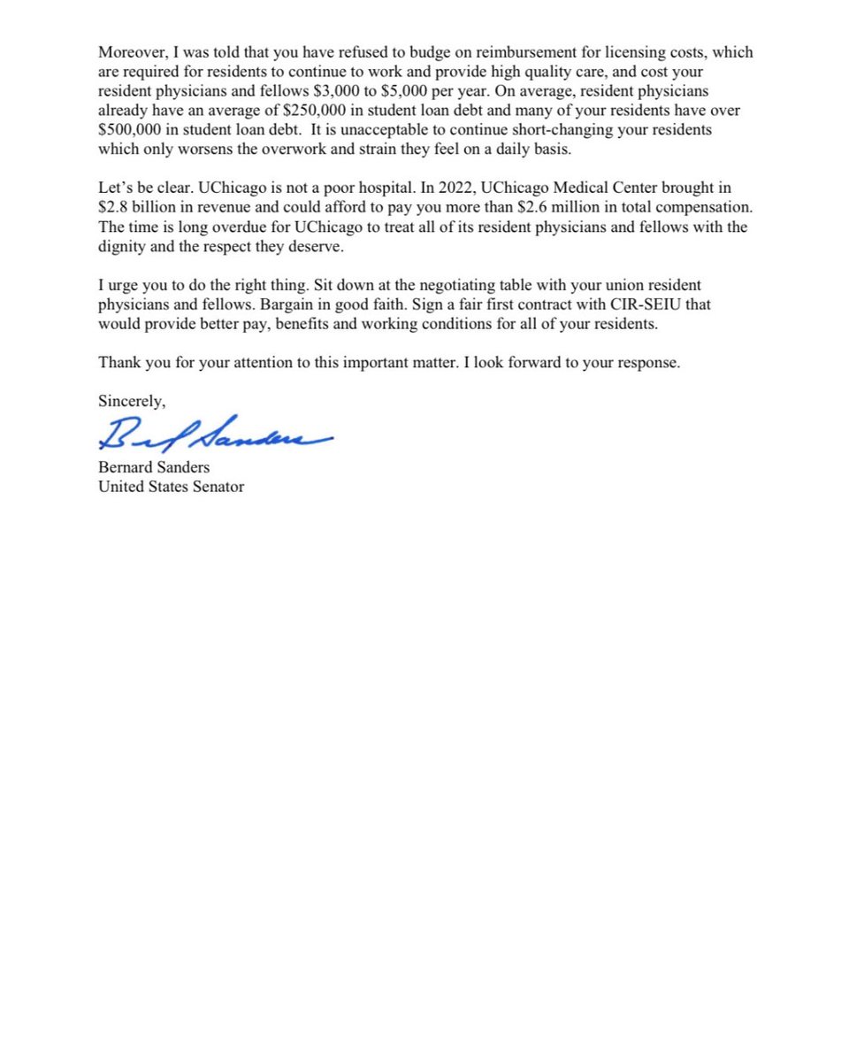 The U.S. faces a health care crisis. The resident physicians and fellows at Northwestern and UChicago are fighting not only for their patients, but for the future of health care in our country.
 
Northwestern and UChicago must do the right thing and reach fair first contracts.