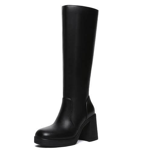 I just received Athlefit Black Knee High Boots for Women Platform Tall Boots Fashion Square Toe Chunky Heeled Booties - 8 - Black from a sender on Throne 👀 Thank you sooo much!! 😇throne.com/carmmiee #Wishlist #Throne