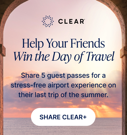 CLEAR lines are rapidly becoming too overcrowded, ruining the entire utility of the service

Their response?

Guest passes!!!!