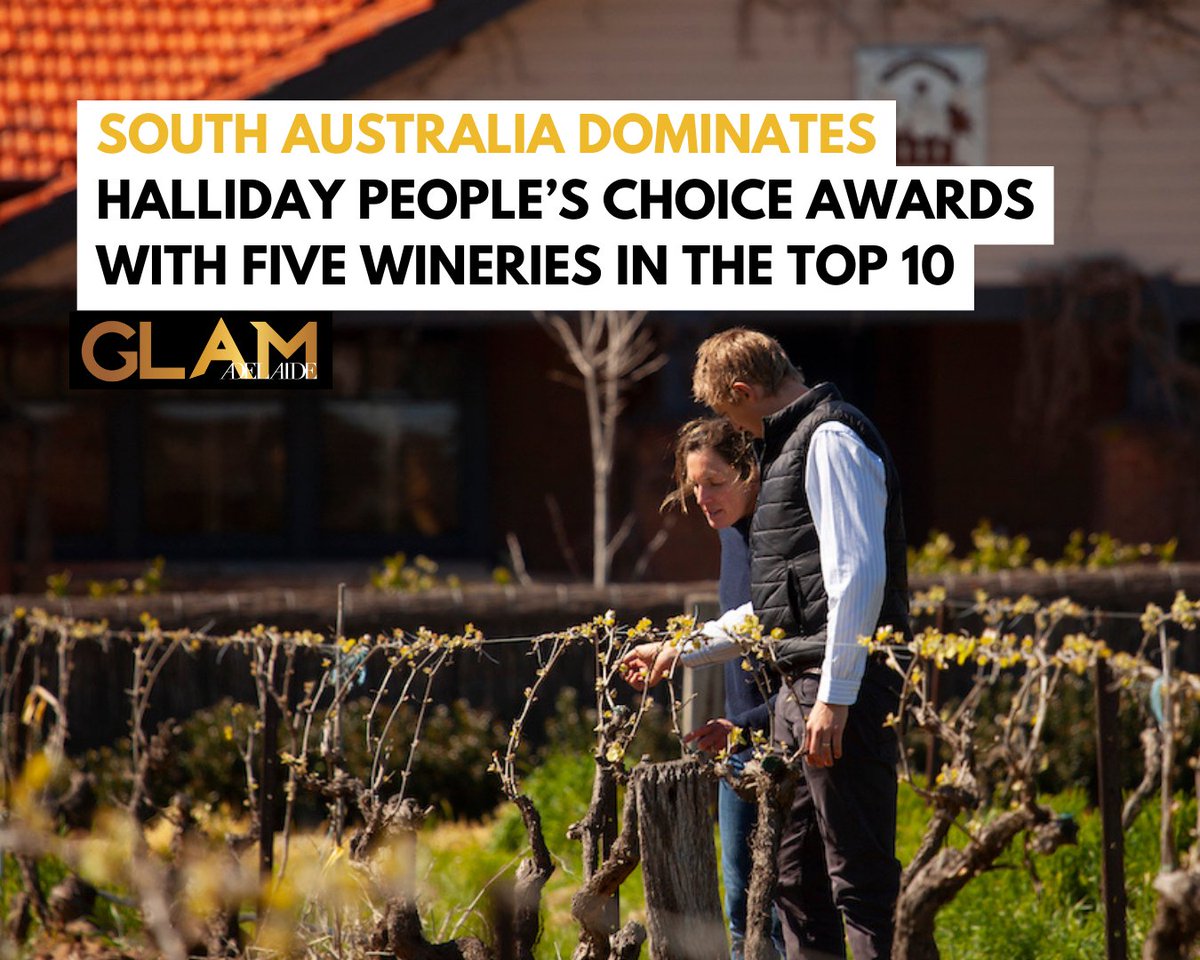 SA WINERIES DOMINATE HALLIDAY AWARDS: South Australia has cemented its reputation as Australia’s premier wine state, with five cellar doors named in the national Top 10 of the 2026 Halliday People’s Choice Awards >> ap1.hubs.ly/y0bV5_0

🌟 Read daily news on our free iPhone