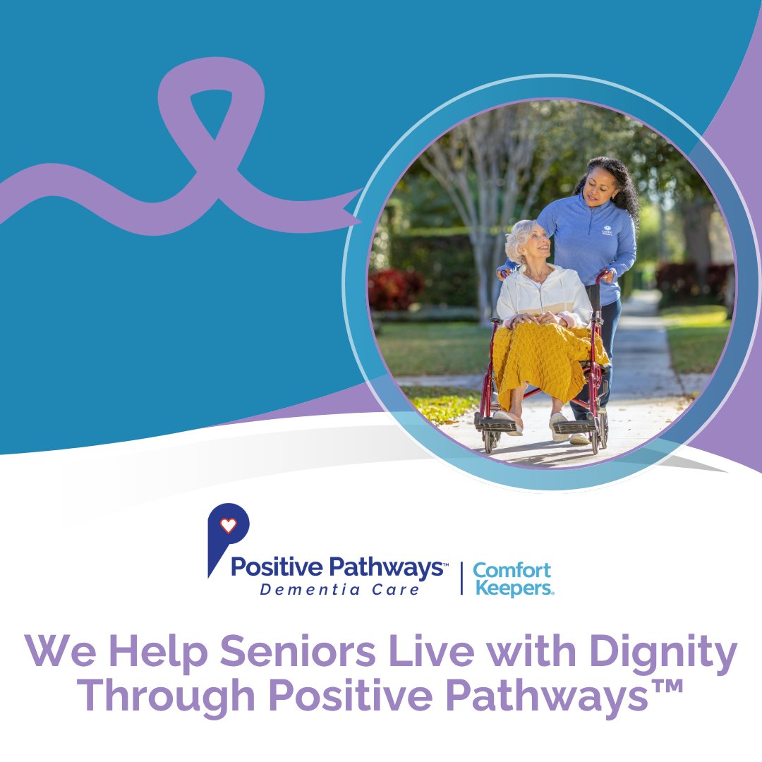 ckmwlakeshore's tweet image. 💙 Alzheimer’s and dementia care requires more than help; it requires heart. Comfort Keepers' Positive Pathways™ approach creates uplifting, engaging experiences so your loved one can feel safe, valued, and connected at home.

#ComfortKeepers #AlzheimersSupport #PositivePathways