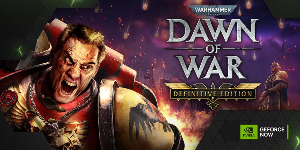 Dawn of War (@dawnofwar) on Twitter photo Warhammer 40,000: Dawn of War – Definitive Edition is out and can be streamed via <a href="/NVIDIAGFN/">🌩️ NVIDIA GeForce NOW</a> GeForce NOW. No need to wait for downloads or installs – leap straight into battle, resume campaigns, and join multiplayer chaos with just a few clicks. Warhammer 40,000: Dawn of War – Definitive Edition is out and can be streamed via <a href="/NVIDIAGFN/">🌩️ NVIDIA GeForce NOW</a> GeForce NOW. No need to wait for downloads or installs – leap straight into battle, resume campaigns, and join multiplayer chaos with just a few clicks.