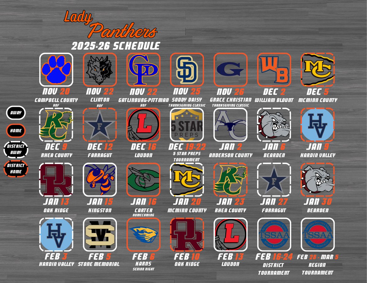 🏀 Schedule release!! 🏀 We are working hard in the offseason now, and are excited for a great year ahead! 🖤