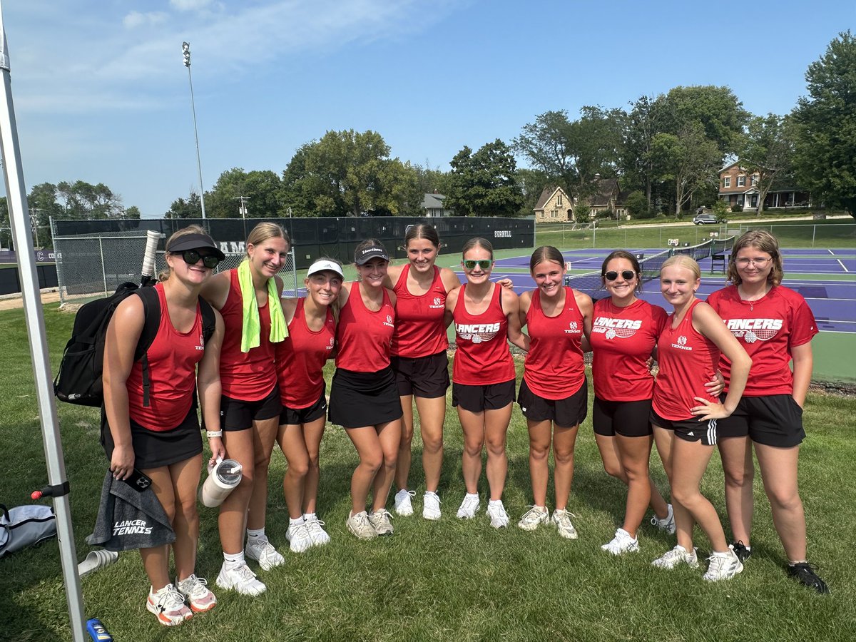 Great team conference win today at Muscatine and two tough team losses over the weekend vs Dowling and Valley!  It was too hot to stay for a photo after today with the whole group, so instead a photo from our meets vs Des Moines schools!  <a href="/NorthScottHS/">North Scott High School</a>