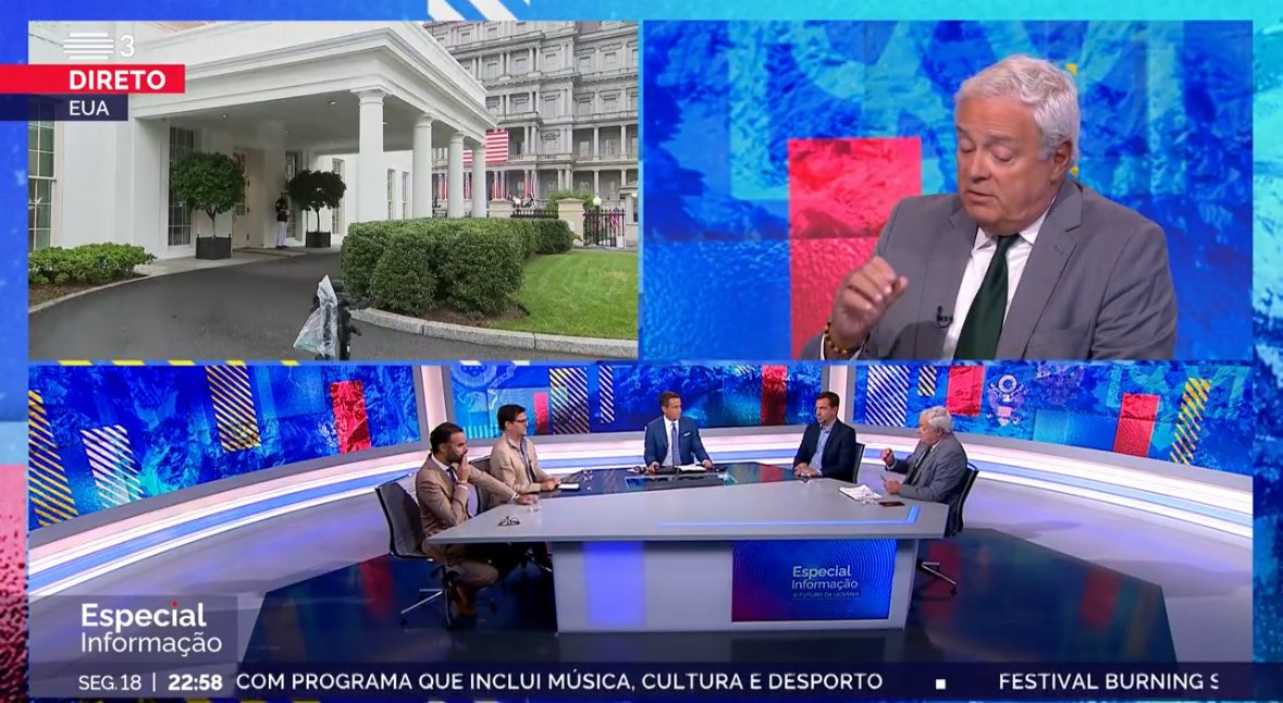 A RTP3 a fazer um regresso ao passado longínquo dos anos 90 com um painel de 5 homens de meia idade a falar sobre a Ucrânia em modo monossílabo e cheio de lugares comuns. Para a RTP não há mulheres em Portugal para falar sobre política internacional. Vergonhoso.