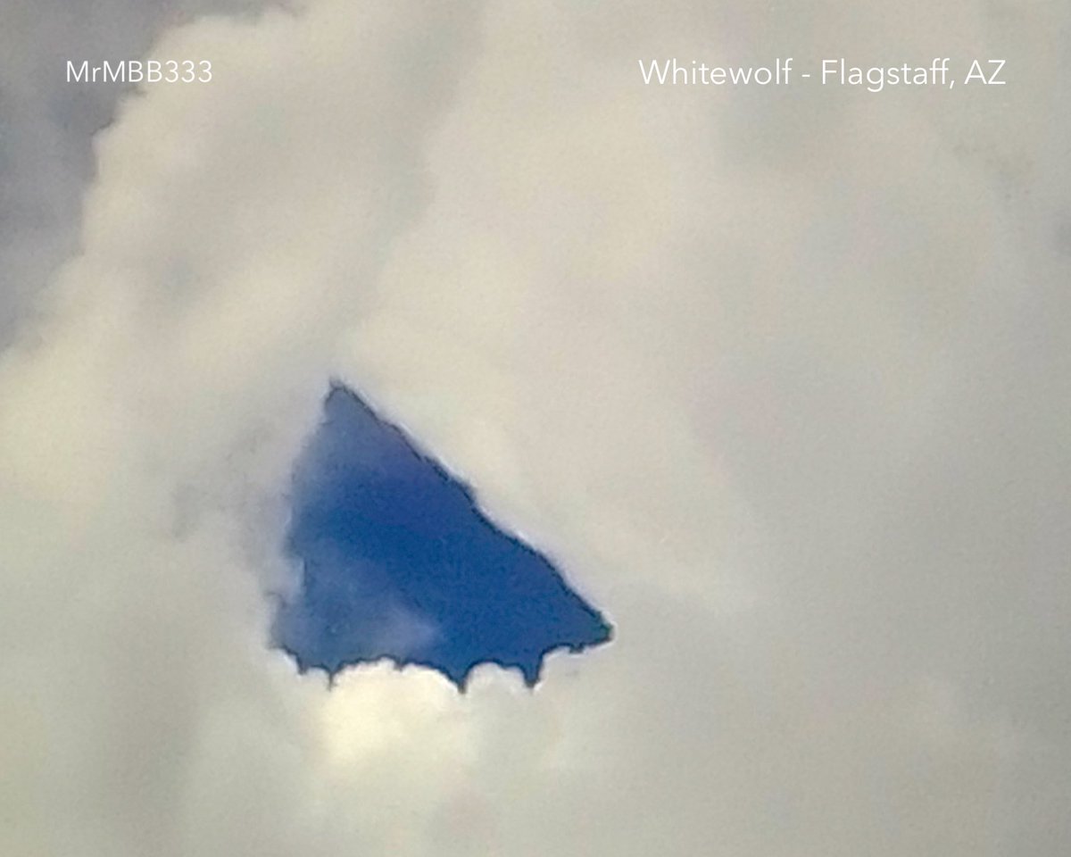 A triangle just opened up in the clouds over Flagstaff, AZ.
Coincidence… or evidence of something far bigger hiding in plain sight? 🤔 👀 #MrMBB333 #sky