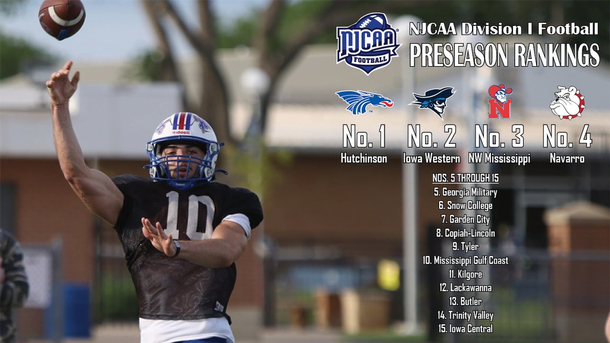 For the third time in program history, Blue Dragon Football opens a season ranked No. 1 in the NJCAA Preseason Rankings. #BreatheFire 
<a href="/BlueDragonsFB/">Hutchinson Blue Dragon Football</a> 

hutchinson.prestosports.com/sports/fball/2…