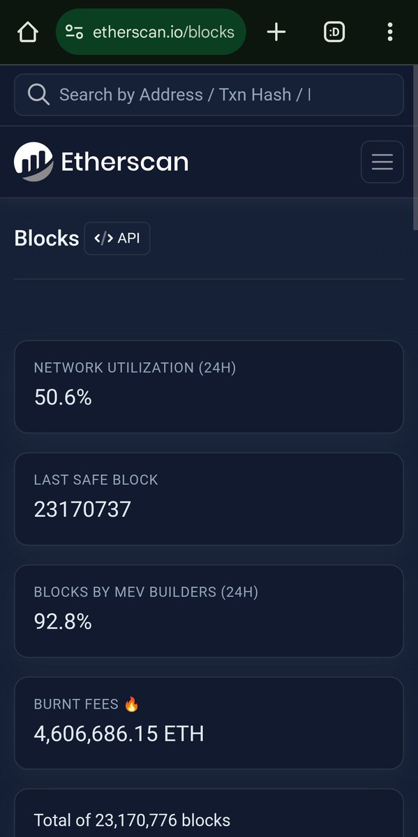 blitzy47's tweet photo. Wild how @etherscan basically became the homepage of ethereum 😂.
Iconic UI, barely any downtime, and still the first place you go to check a tx.
Lowkey the OG that inspired a whole family of explorers. time really flew.

#10YearsofEtherscan https://t.co/a2hXDMEC5H