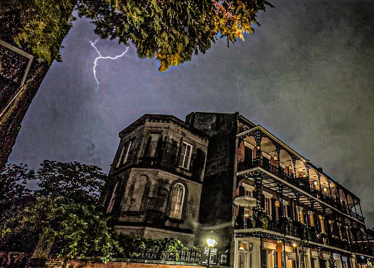 Lightning, Royal street, New Orleans