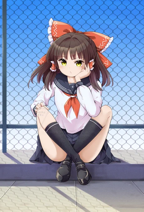 Twitterで投稿していた東方でセーラー服なイラストをpixivにもまとめて再投稿しております 気が向いたら良かったらまた見てくれると嬉しいです ⇒