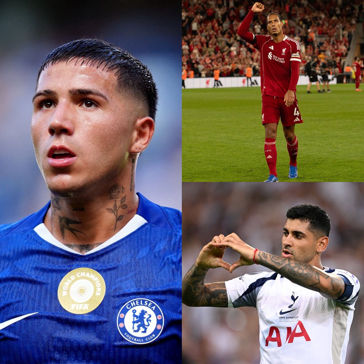 All About Argentina 🛎🇦🇷 (@albicelestetalk) on Twitter photo Enzo Fernández: "Virgil Van Dijk is the best centre back in the world, one hundred percent.
"Him and Cristian Romero are the best in the world for me." <a href="/DavooXeneizeJRR/">Davoo Xeneize</a> Enzo Fernández: "Virgil Van Dijk is the best centre back in the world, one hundred percent.
"Him and Cristian Romero are the best in the world for me." <a href="/DavooXeneizeJRR/">Davoo Xeneize</a>