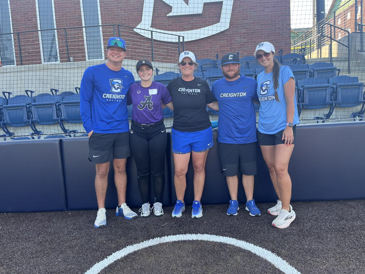 Thank you for the camp <a href="/BluejaySoftball/">Creighton Softball</a>!!! The new facilities are beautiful. Enjoyed working with <a href="/CoachKristaWood/">Krista Wood</a>, <a href="/coachcolomb/">Chance Colomb</a>, <a href="/KjirstynNicole/">Kjirstyn</a>, <a href="/GarrettFurnal/">Coach G.</a> and the team.
<a href="/bhs_tiger/">BHS Tiger Softball</a> <a href="/Aces_SoftballKC/">Aces Softball</a>