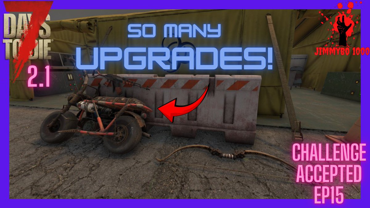 I got so many cool upgrades in 7 days to die 2.1 challenge accepted episode 15 youtu.be/TRQ2fFj6ns8