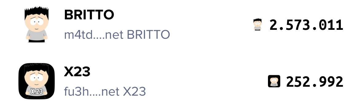 XRPL CEO’s (@xrpl_ceos) on Twitter photo 🚨The next Airdrop Distribution is about to happen!🚨
🪙 10 Prizes in total:
5 prizes will be drawn among the Top 15 holders
5 prizes will be drawn among the other holders
🎁 Each winner gets:
👉 500k $BRITTO or 50k X23
The $XRPL company keeps rewarding those who signed their 🚨The next Airdrop Distribution is about to happen!🚨
🪙 10 Prizes in total:
5 prizes will be drawn among the Top 15 holders
5 prizes will be drawn among the other holders
🎁 Each winner gets:
👉 500k $BRITTO or 50k X23
The $XRPL company keeps rewarding those who signed their