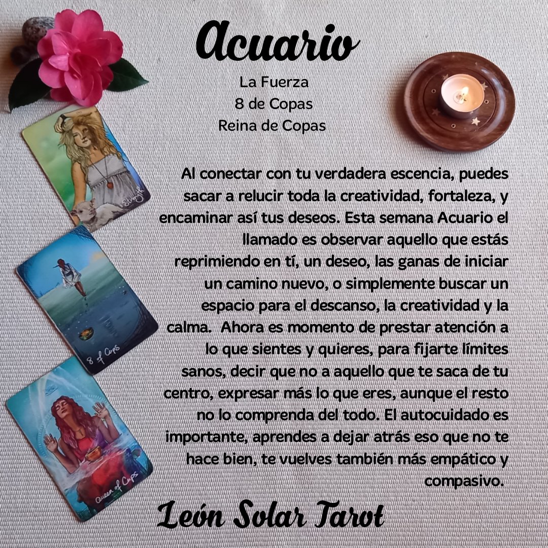 LeonSolarTarot's tweet photo. 🔸 Taróscopo semanal 🔸 
Energías disponibles 
Parte 3

⭐Semana del 18 al 24 de #Agosto2025 

#Sagitario ♐
#Capricornio ♑
#Acuario ♒
#Piscis ♓
#Tarot
#Chile
#LeonSolarTarot 🦁 https://t.co/2ZZLybMeGE