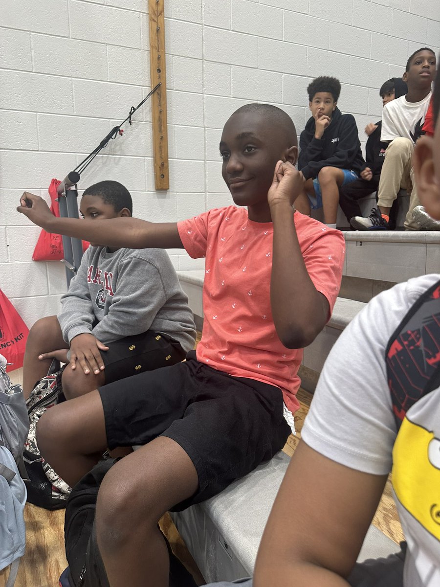 We enjoyed our first pep rally for this school year ! Loved all the games and - of course - the Whip and Nae Nae! <a href="/DRMSdolphins/">Durant Road MS</a>
