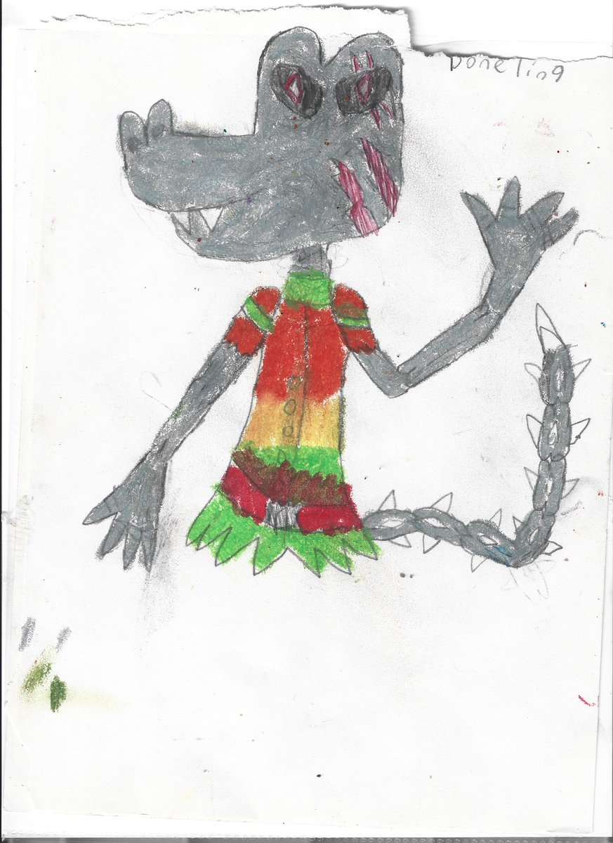 Here he is the Boneling i went with the floating design. Don't let that smile fool you this is a bad guy.