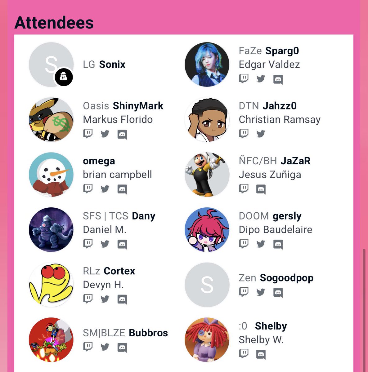 Tiara Takedown is lookin’ CRAZYYY rn…👀
It’s going to be an amazing first tournament back after Supernova!! 

Registration closes in about an hour!! Signup now before you forget!! It’s completely free! Link in replies⬇️