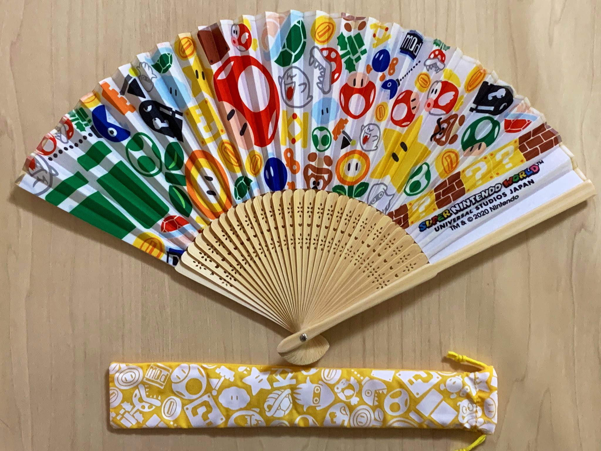クラブニンテンドー景品 キャラクター絵扇子 任天堂 送料無料 新品未開封 クラブニンテンドー景品 キャラクター絵